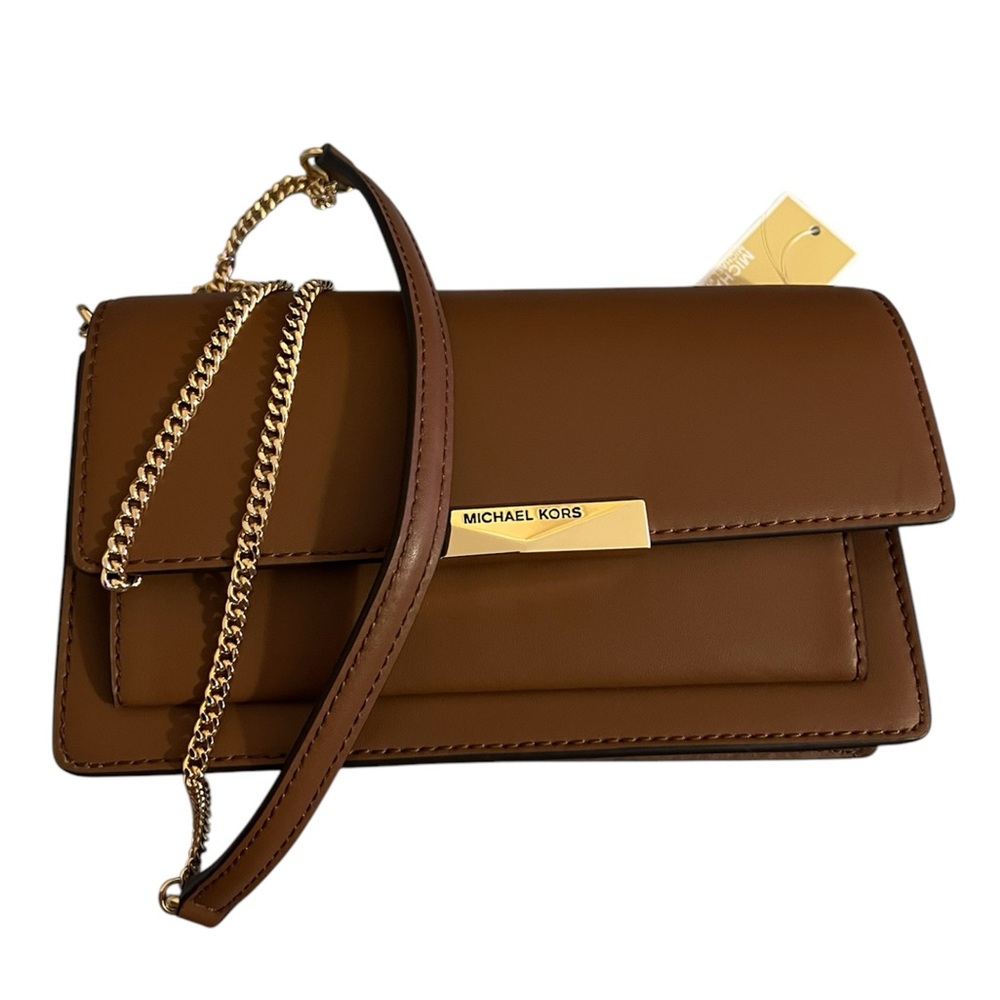 NWT Michael Kors Jade XS Leather Crossbody Bag